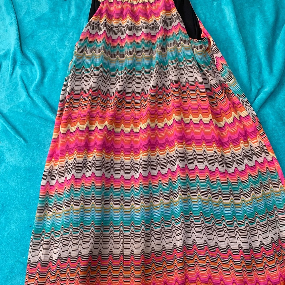 Crazy, colorful dress by Tacera